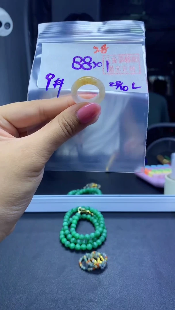未镶嵌定制翡翠戒圈#88元-毛货需精细抛光