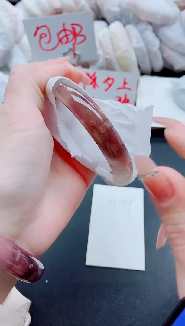 【闪购商品】石英质玉手镯未镶嵌H199-62-63