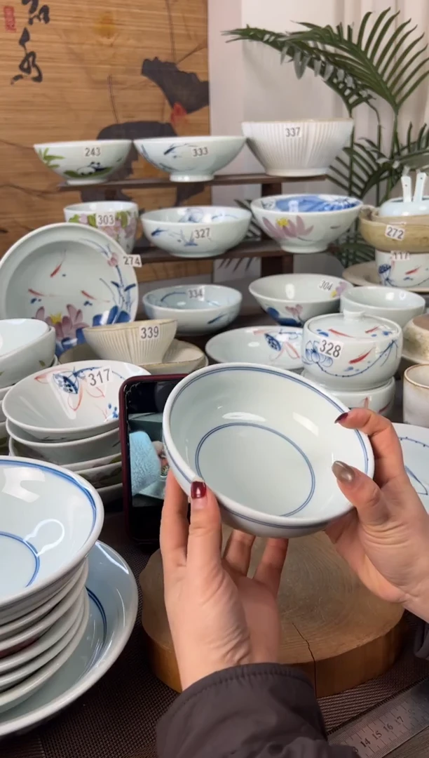 明舟中暇双线6寸罗汉碗（单只装）