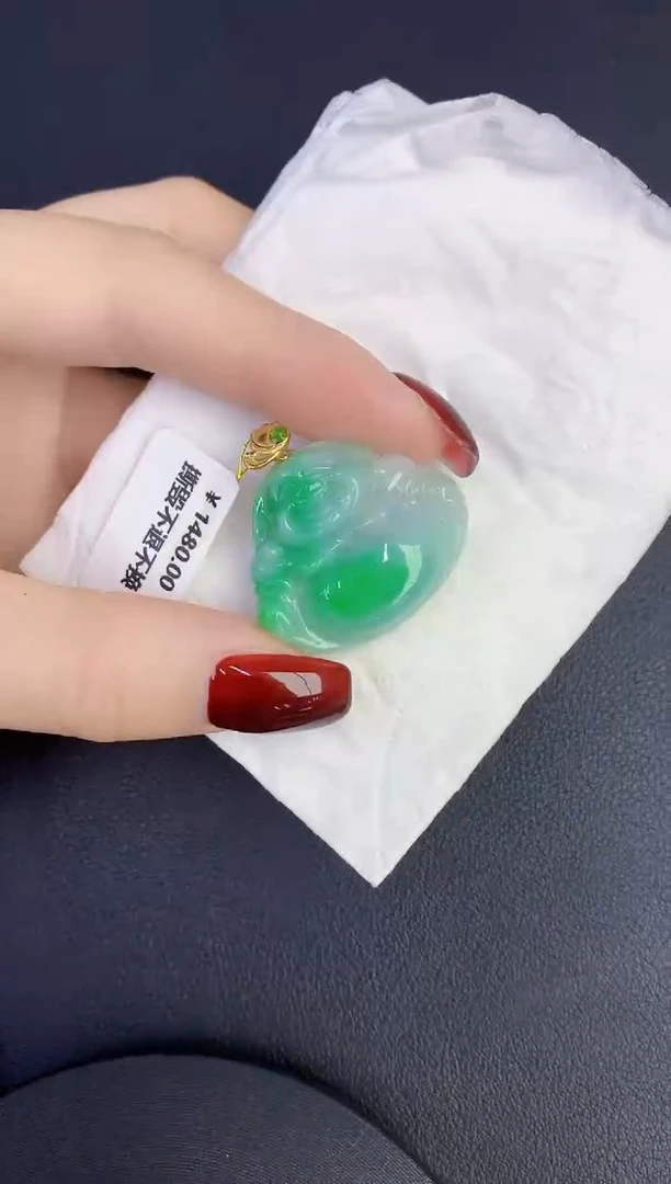 颈饰未镶嵌翡翠缅甸天然翡翠a货
