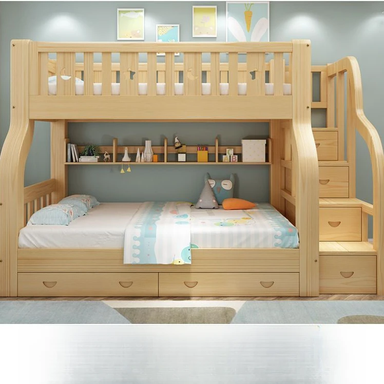 2025款上下床双层床两层高低床全实木子母床小户型上下铺学生宿舍