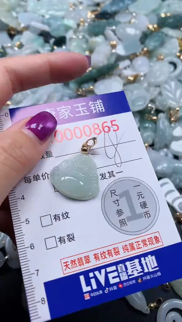 颈饰未镶嵌翡翠865