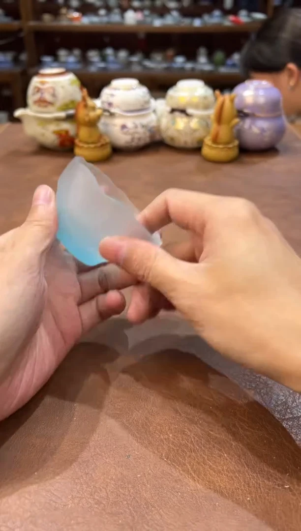 真的很便宜超好看会开片的旅行茶具