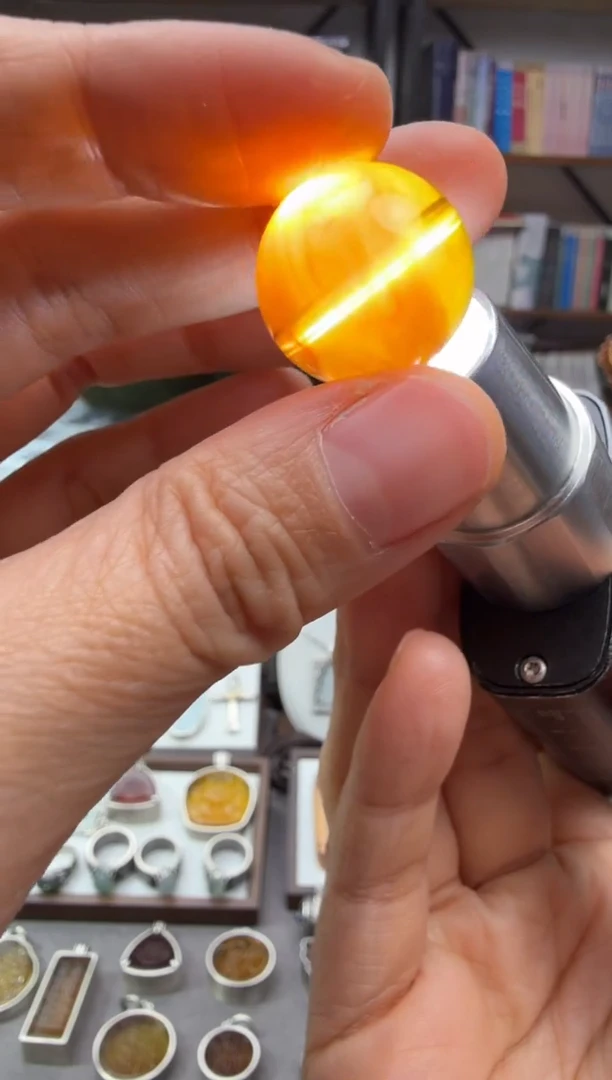 琥珀颈饰未镶嵌单珠20-19.9