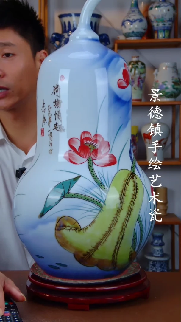 现代景德镇手工手绘陶瓷摆件50