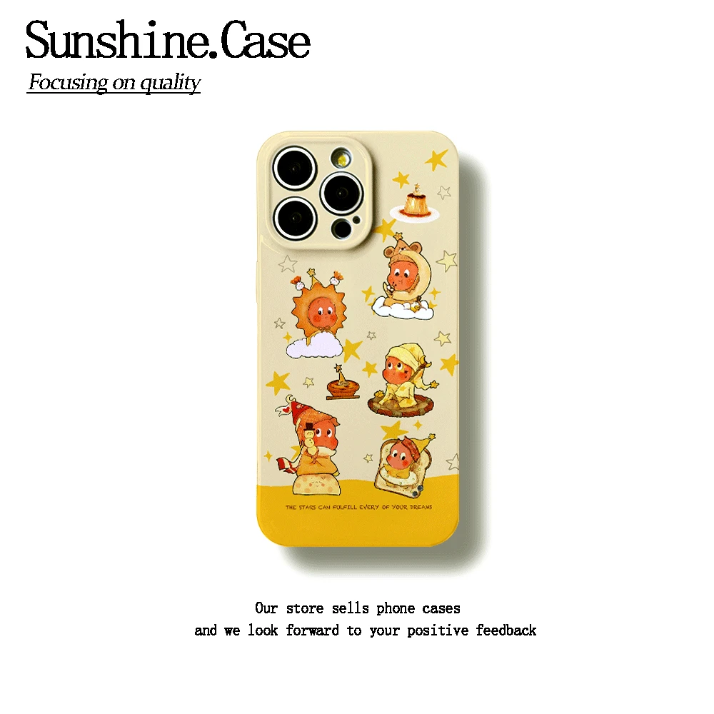 太阳女孩菲林软壳适用苹果oppo华为vivo小米手机壳创意个性