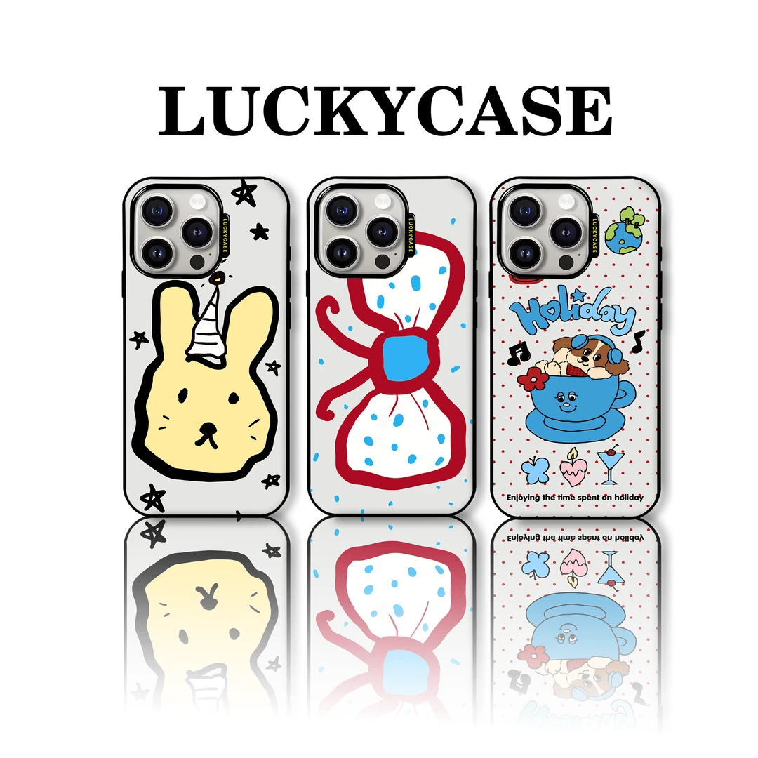 Lucky Case 原创〖星星兔子〗适用苹果iPhone13-16Promax个性防摔