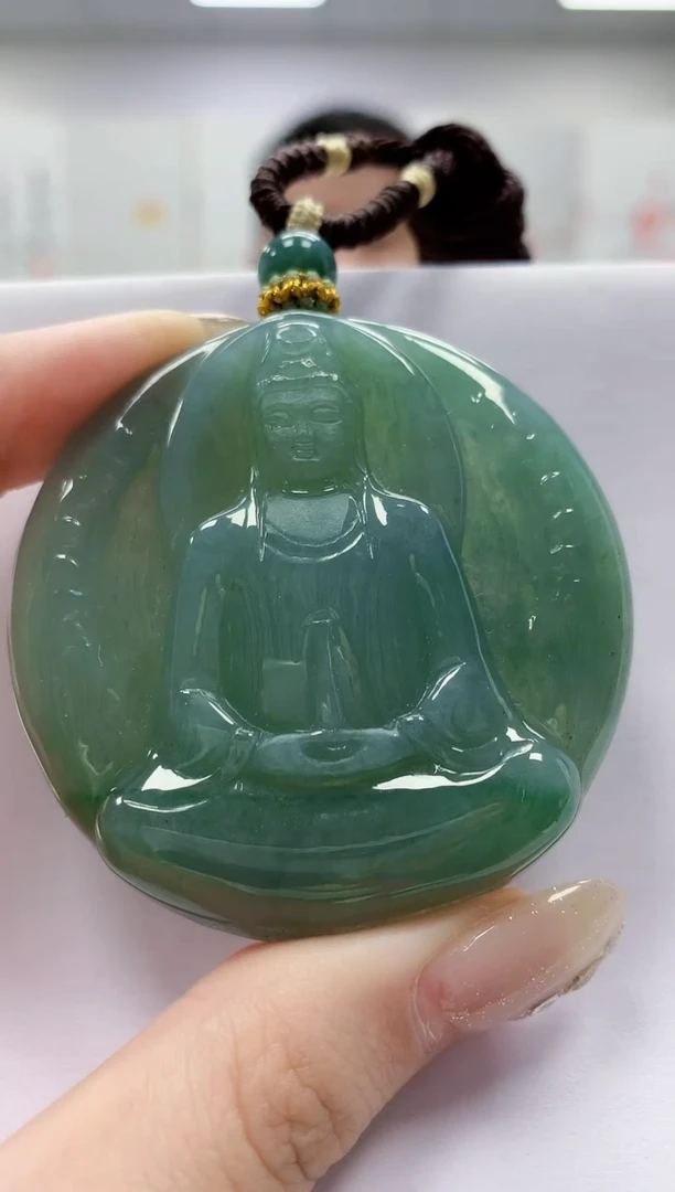 未镶嵌定制翡翠5028jw-毛货挂件50