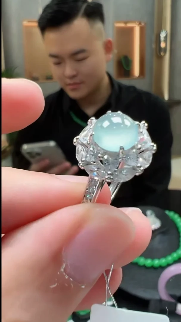 未镶嵌戒指翡翠多样性发货
