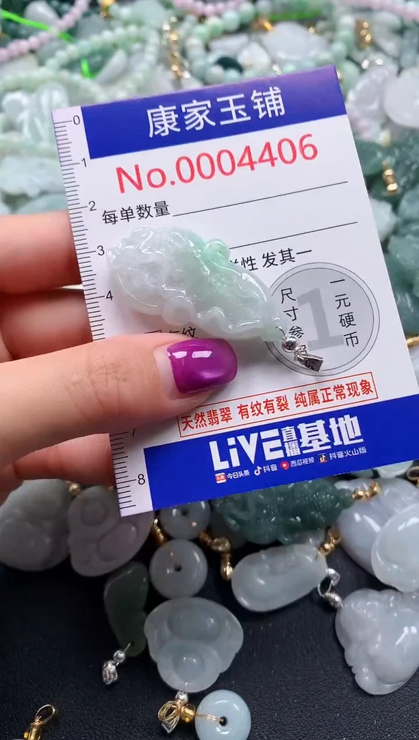 颈饰未镶嵌翡翠4406