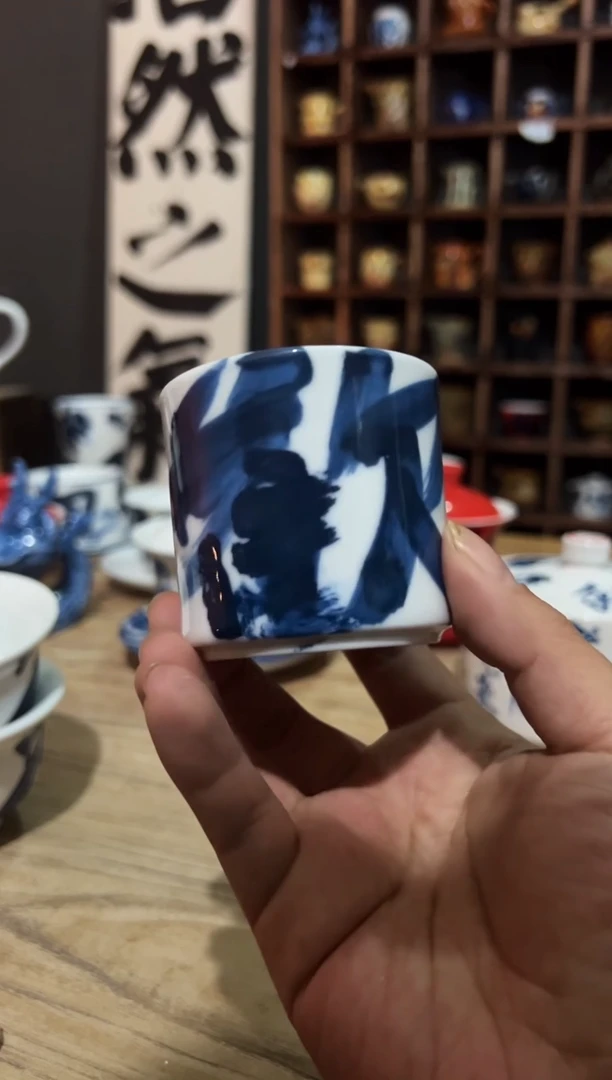 【闪购商品】观云听雨原创手绘茶具