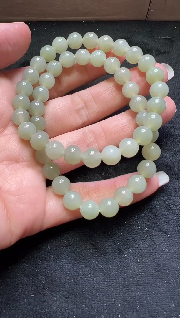 未镶嵌手串和田玉106号链接多样性发一卡8mm