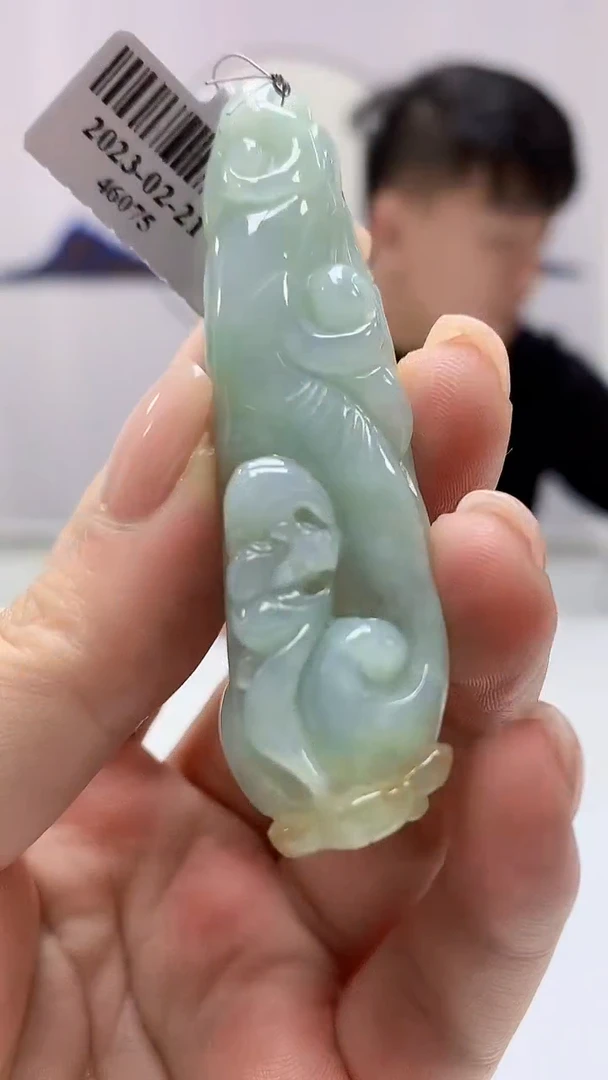 【闪购商品】翡翠颈饰未镶嵌4925ms-jj288如意