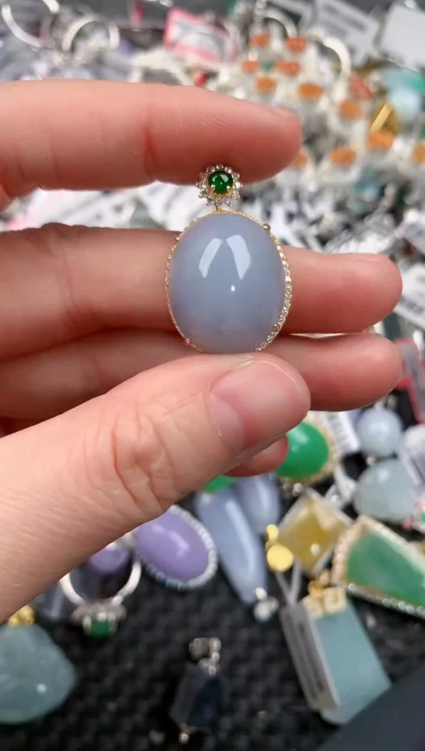 银S925镶嵌戒指翡翠1212---2