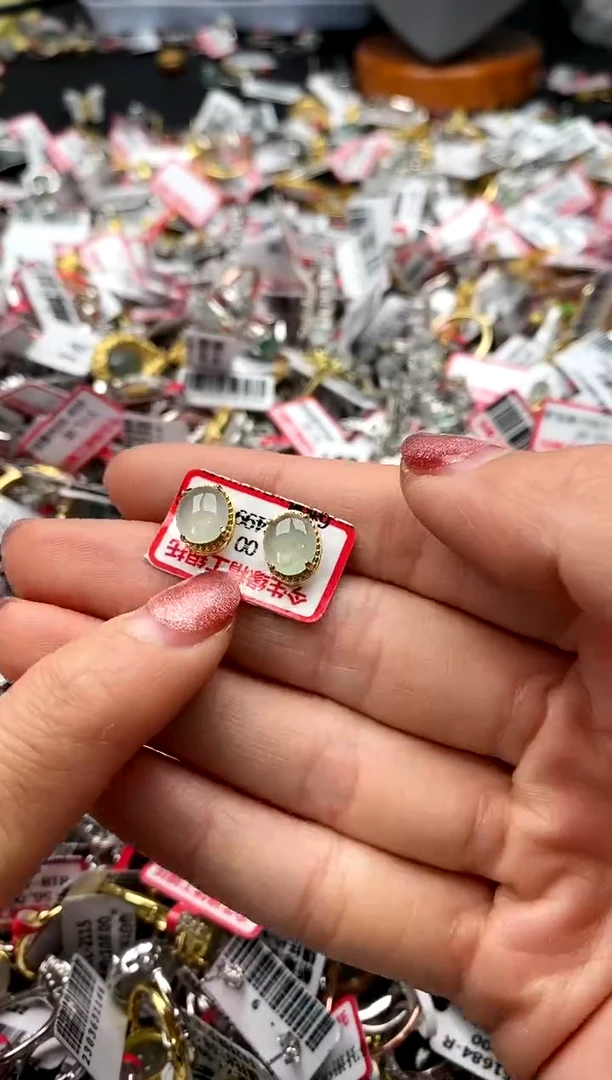 【闪购商品】翡翠戒指银S925镶嵌7777777    1