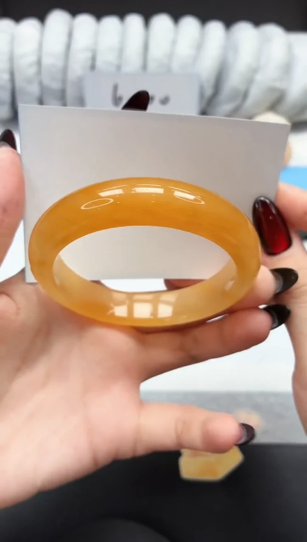 未镶嵌手镯石英质玉36/黄龙58.1