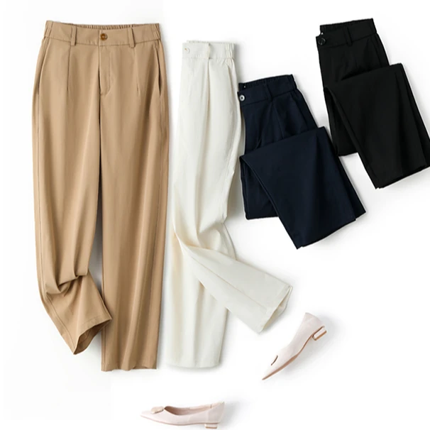 女款百搭休闲镰刀裤2915