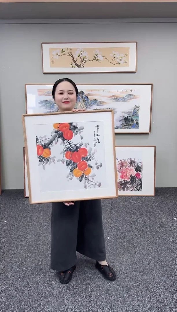 国画事事如意60*60