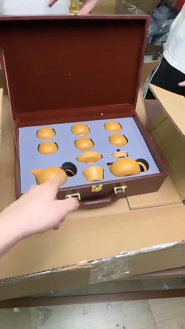 瓷片小强茶具套装