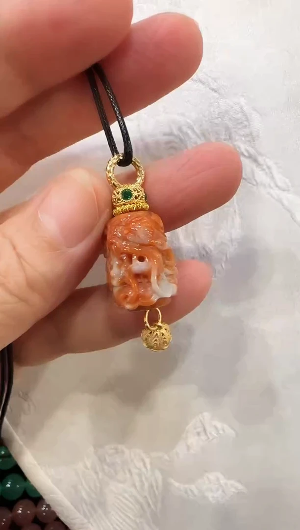 颈饰未镶嵌翡翠国风