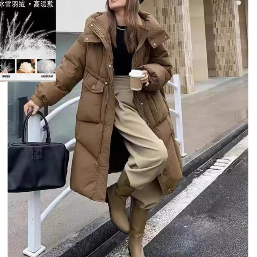 【羽绒服】冬季加厚保暖高档韩系外套气质百搭女装6058[SY]