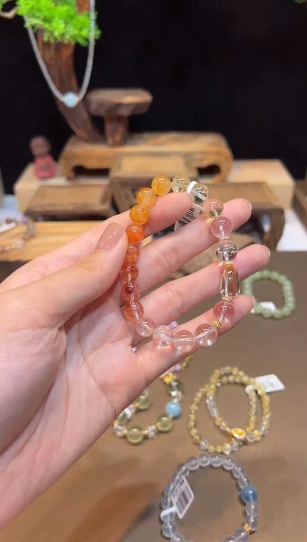 水晶手链未镶嵌手饰@@F5064