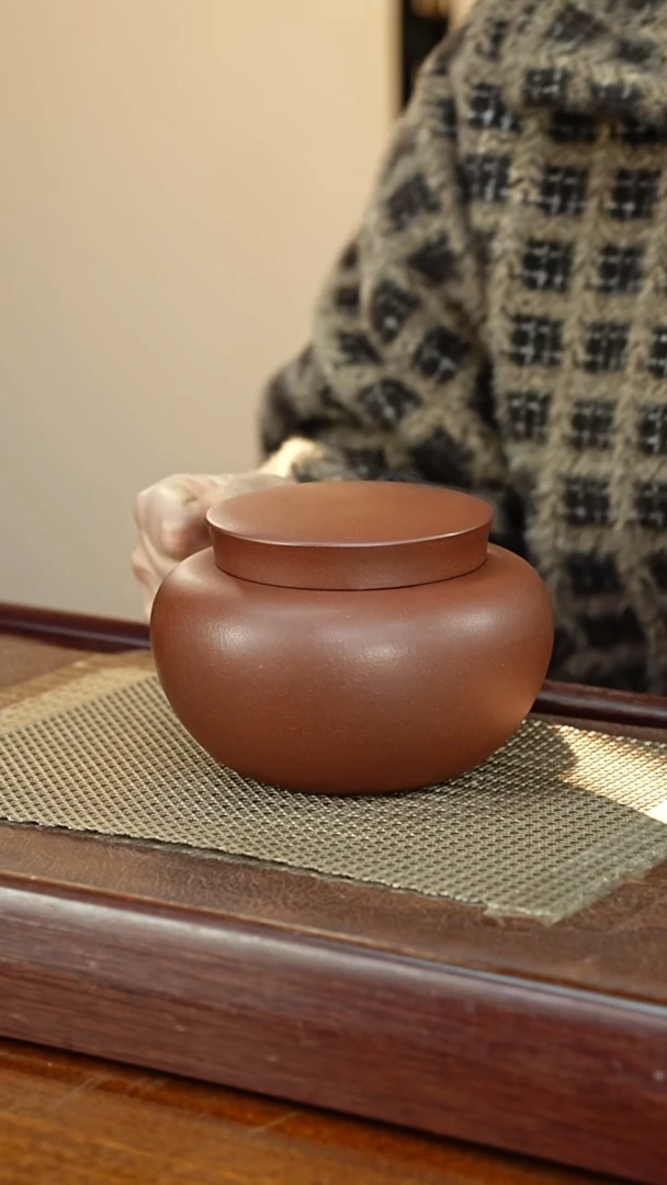 宜兴原矿紫砂茶叶罐
