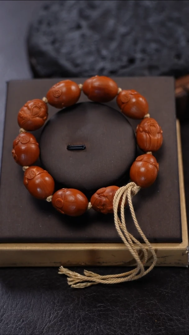 手串/手链橄榄核九林核雕文玩作品