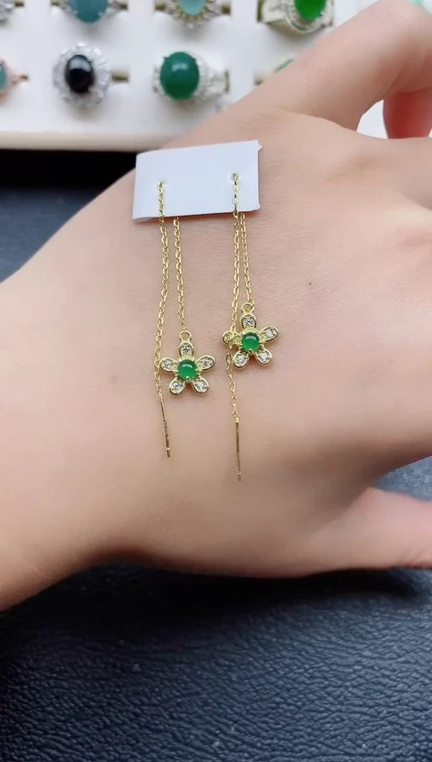 【闪购商品】翡翠戒指银S925镶嵌11111