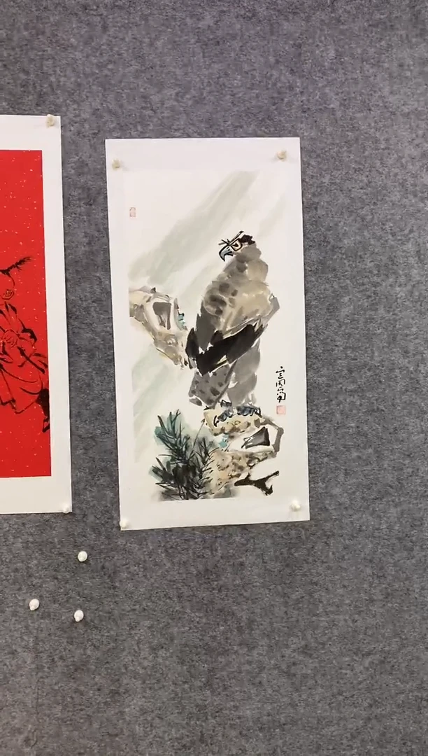 国画尚定固国画作品