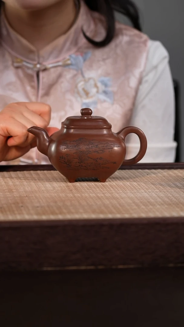 茶壶紫砂紫泥 300cc