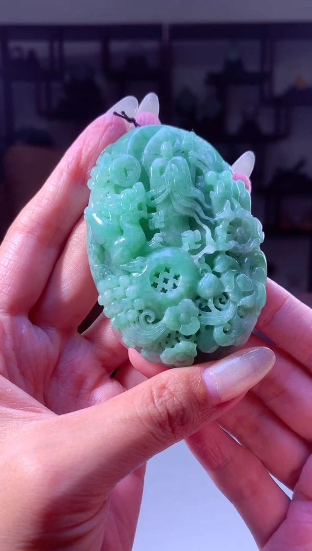 【闪购商品】定制翡翠未镶嵌挂件发货（拍一发一）