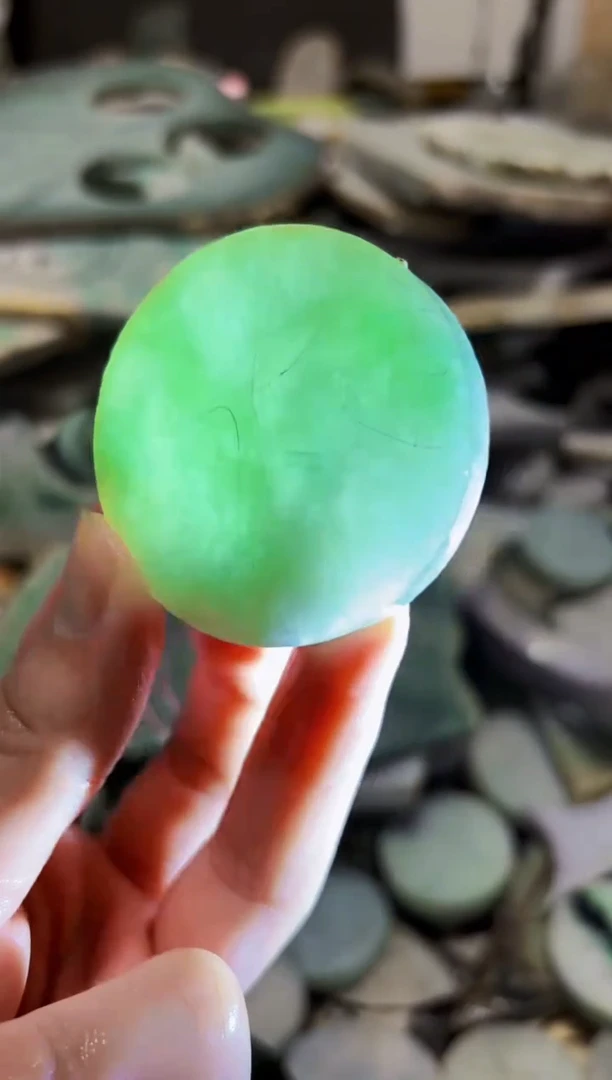 【闪购商品】翡翠颈饰未镶嵌A货白谭1320