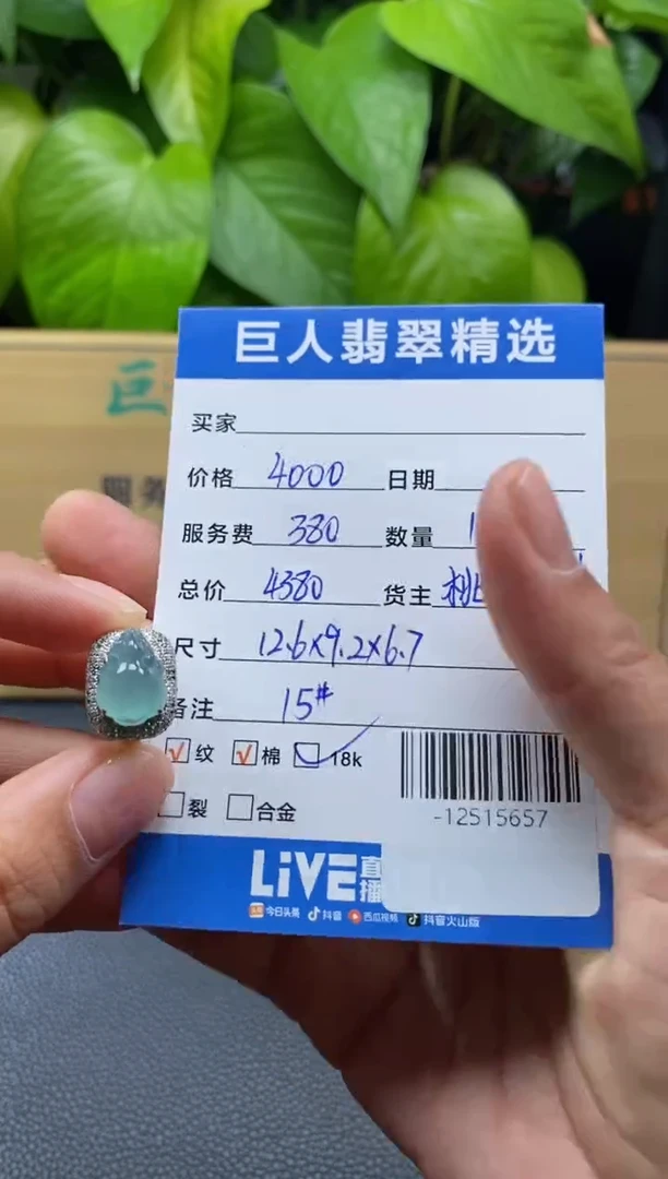颈饰18K金镶嵌翡翠多人-12515657