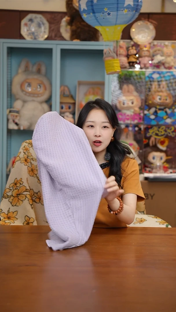 23-美国AQUIS四代FlipmWaffle干发帽(闪)30x74cm紫色