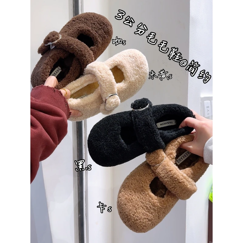 TK1025韩版休闲百搭软底加绒小单鞋