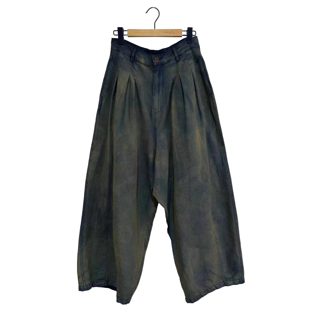 左岸迷香 25春夏上新 男士长裤 Z25SS9010 小众文艺气质百搭复古