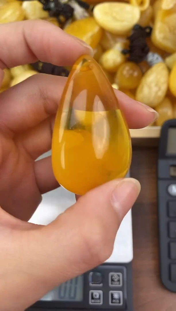 裸石琥珀未镶嵌天然蜜蜡琥珀