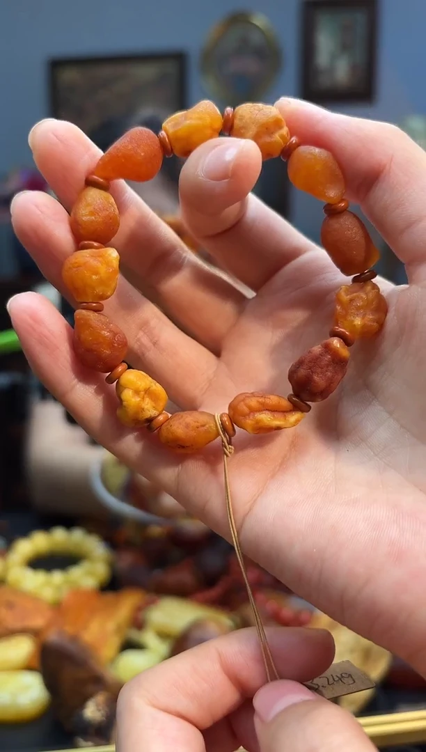 手串琥珀未镶嵌手串