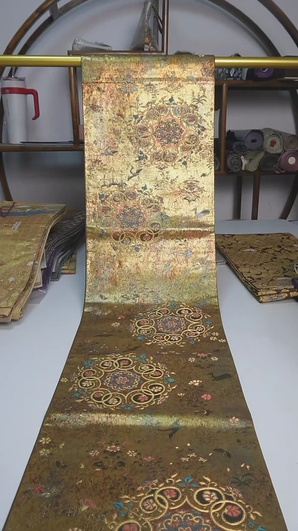 【闪购商品】织绣58西阵织六通宝相花