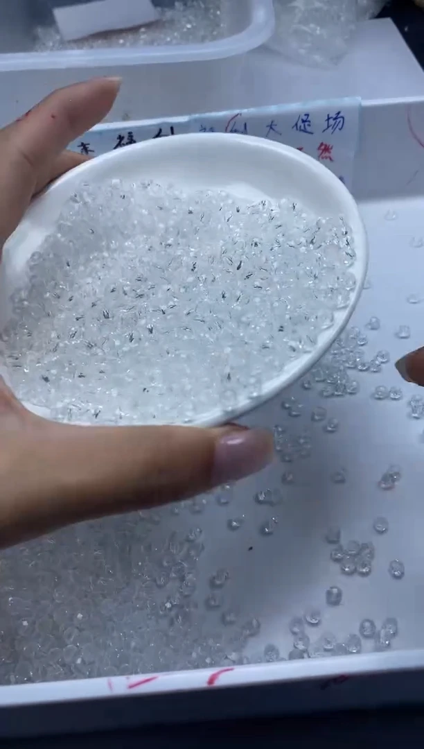 未镶嵌颈饰水晶w1400白水晶切面算盘4mm*50颗