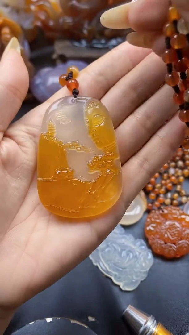 玛瑙/玉髓挂件未镶嵌ll