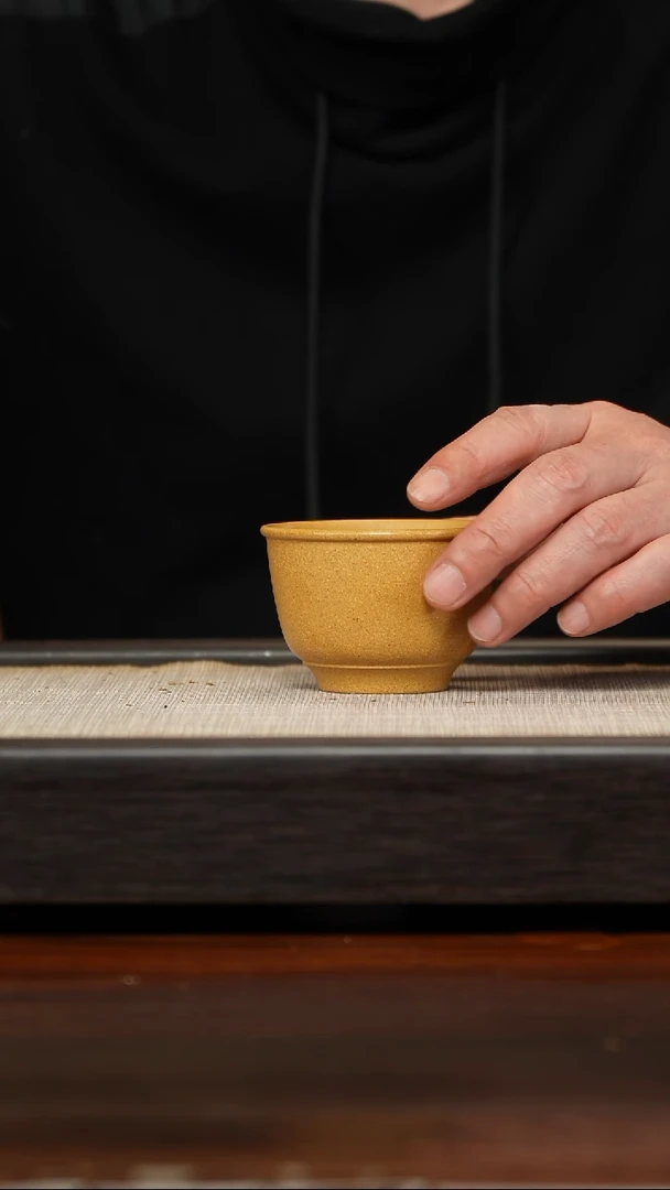 【闪购商品】紫砂茶壶黄金段云底杯