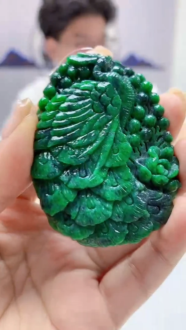 【闪购商品】定制翡翠未镶嵌4688ms-毛货127凤凰