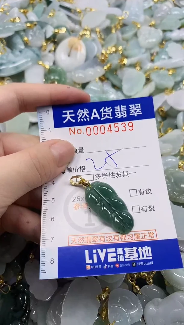 颈饰未镶嵌翡翠天然A货翡翠