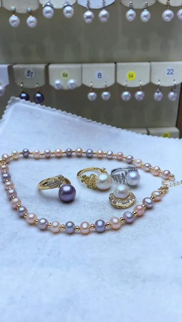 【闪购商品】淡水珍珠套装未镶嵌2