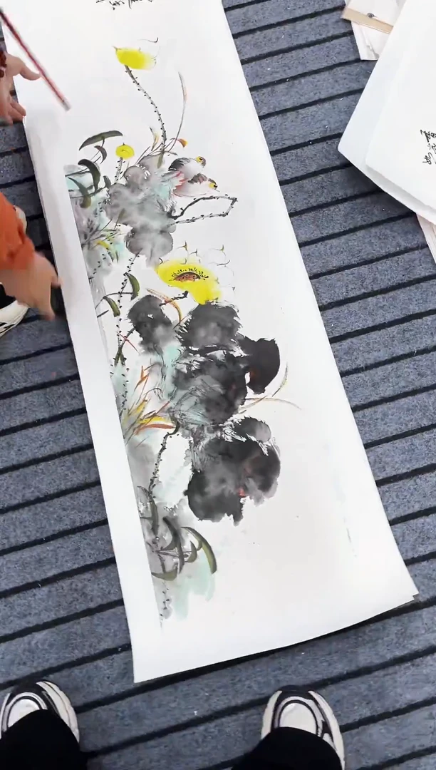 精品国画花鸟作品