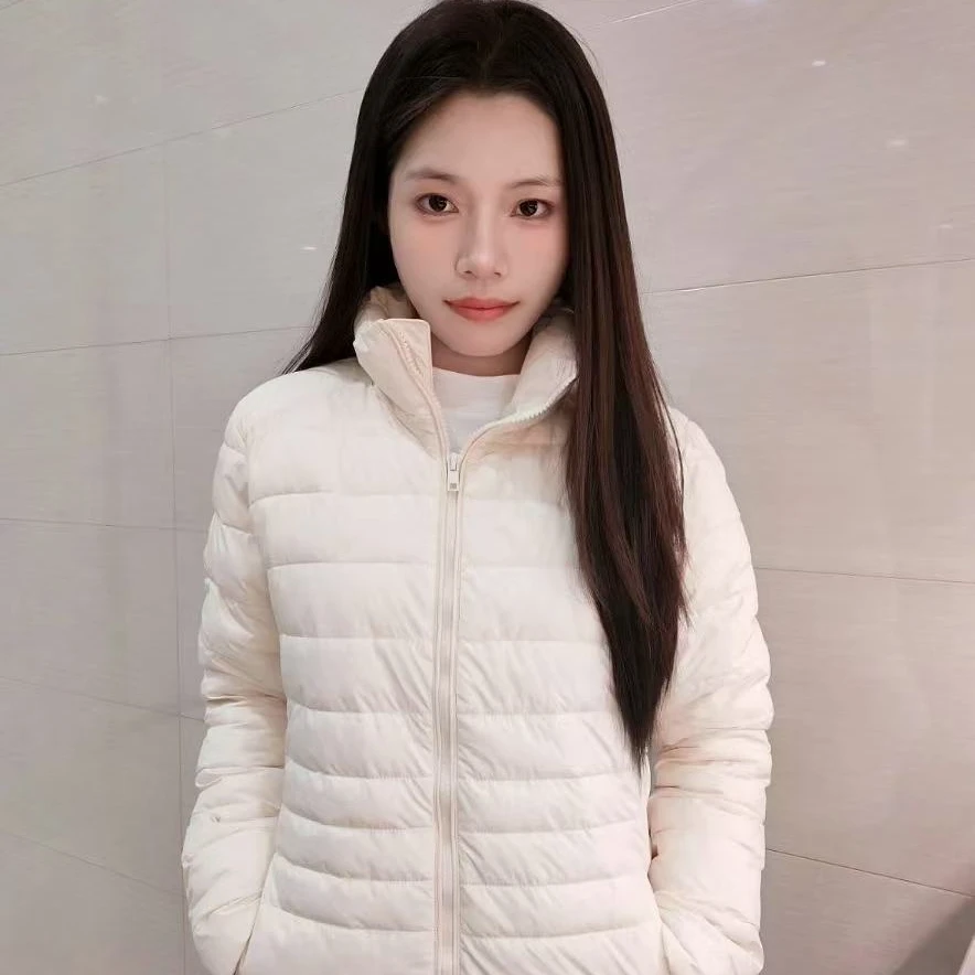 BSYPIN/伯尚优品 2025秋冬排骨款白鹅绒立领女士羽绒服 25934