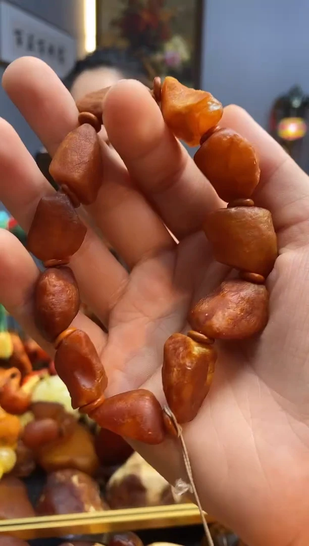 未镶嵌琥珀手串手串
