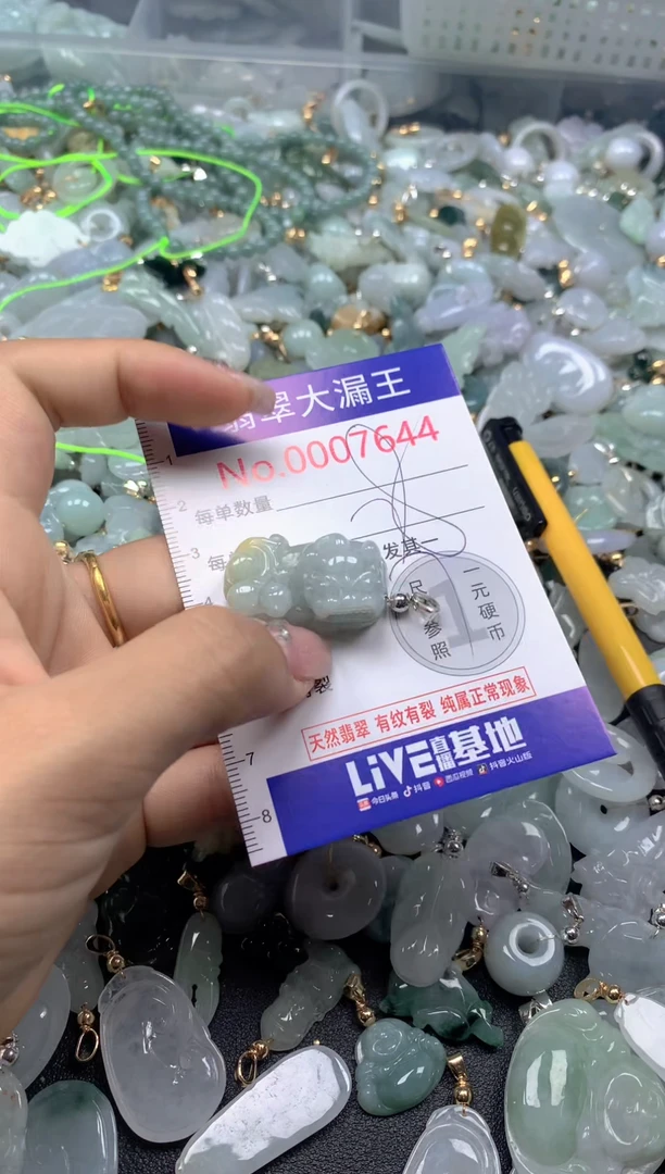 颈饰未镶嵌翡翠7644